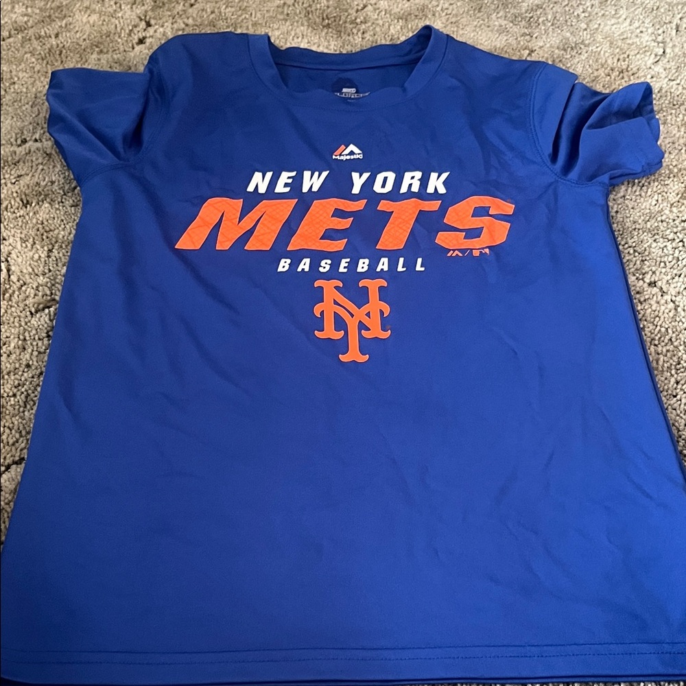 Magestic New York Mets Kids Blue T-Shirt